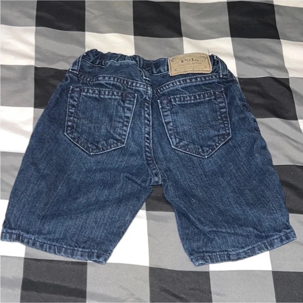 8pc lot authentic Polo Ralph Lauren designer bear lot shirts jeans shorts sz 4 5